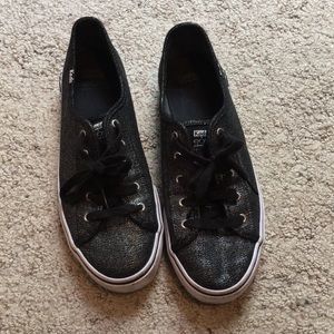 Keds, Black and silver. Worn only a few times